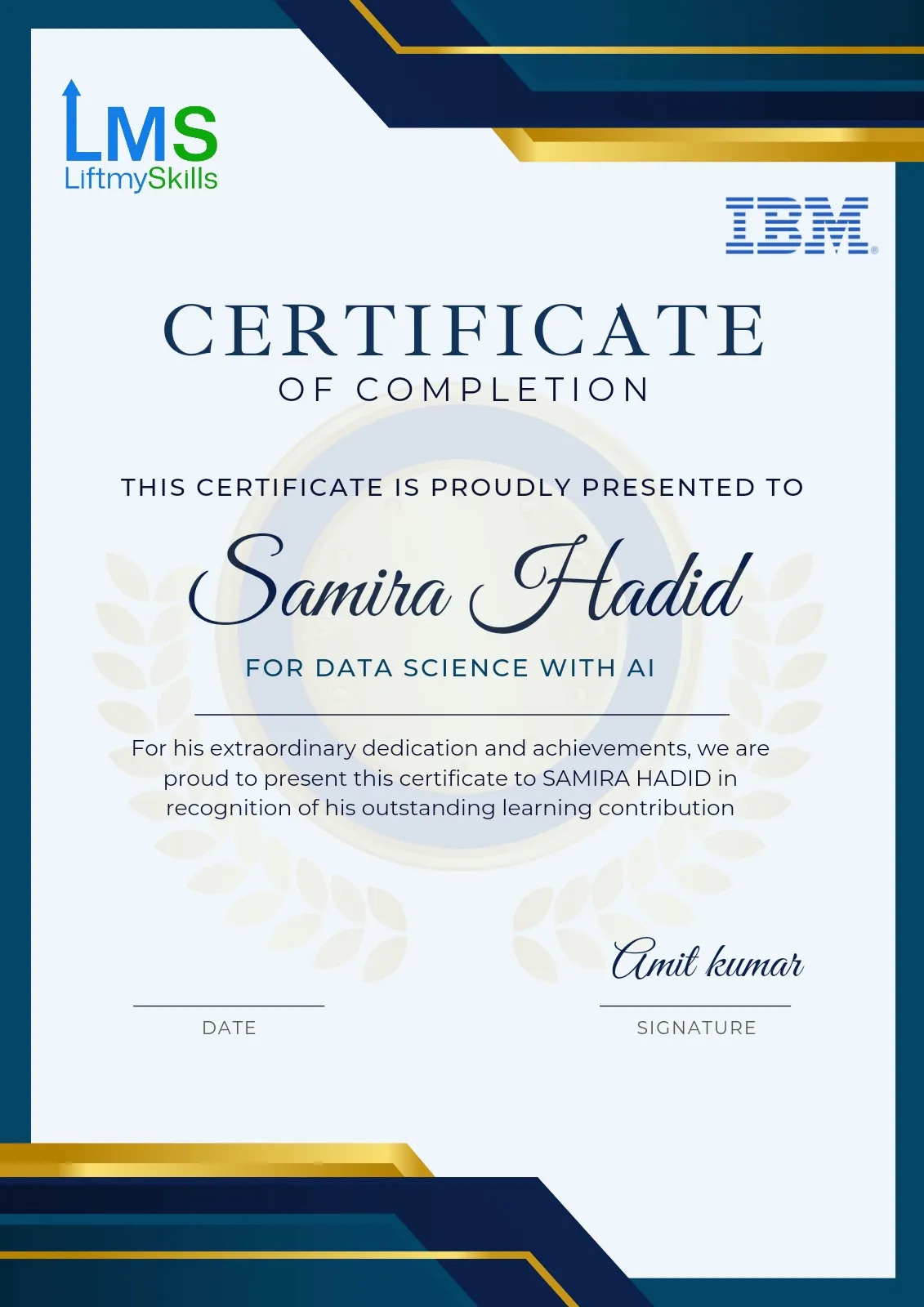 Certificate Image